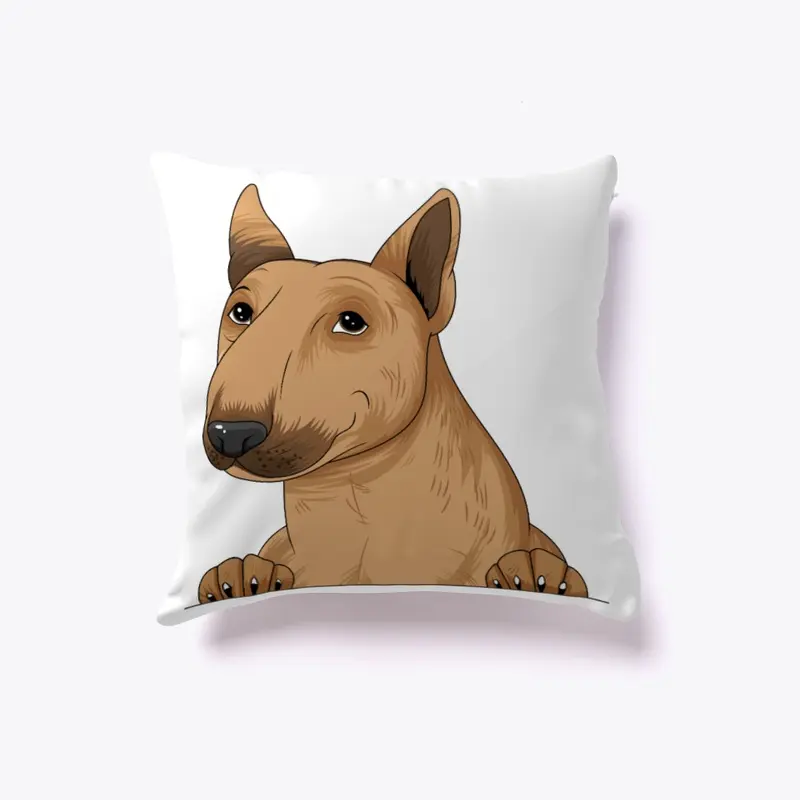 Bull terrier Pillow 10