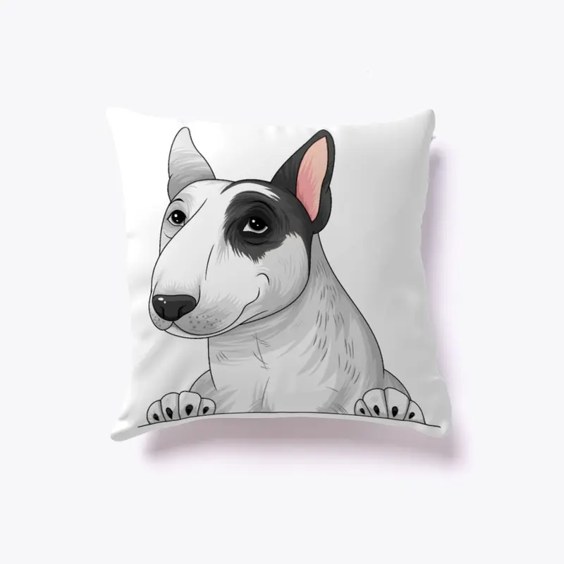 Bull terrier Pillow 9