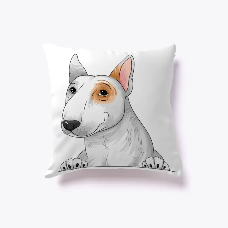 Bull terrier Pillow 6